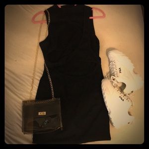 Black dress to dress up or down